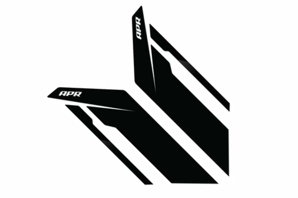 Fits 1985-2024 911 Porsche APR Sideburns - Black APR _ Black Stripe PM100344
